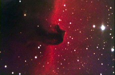 暗黒星雲の例（馬頭星雲）